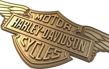 Free examples of 3d stl models (Harley Davidson. Download free 3d model for cnc - USGR_0212) 3D